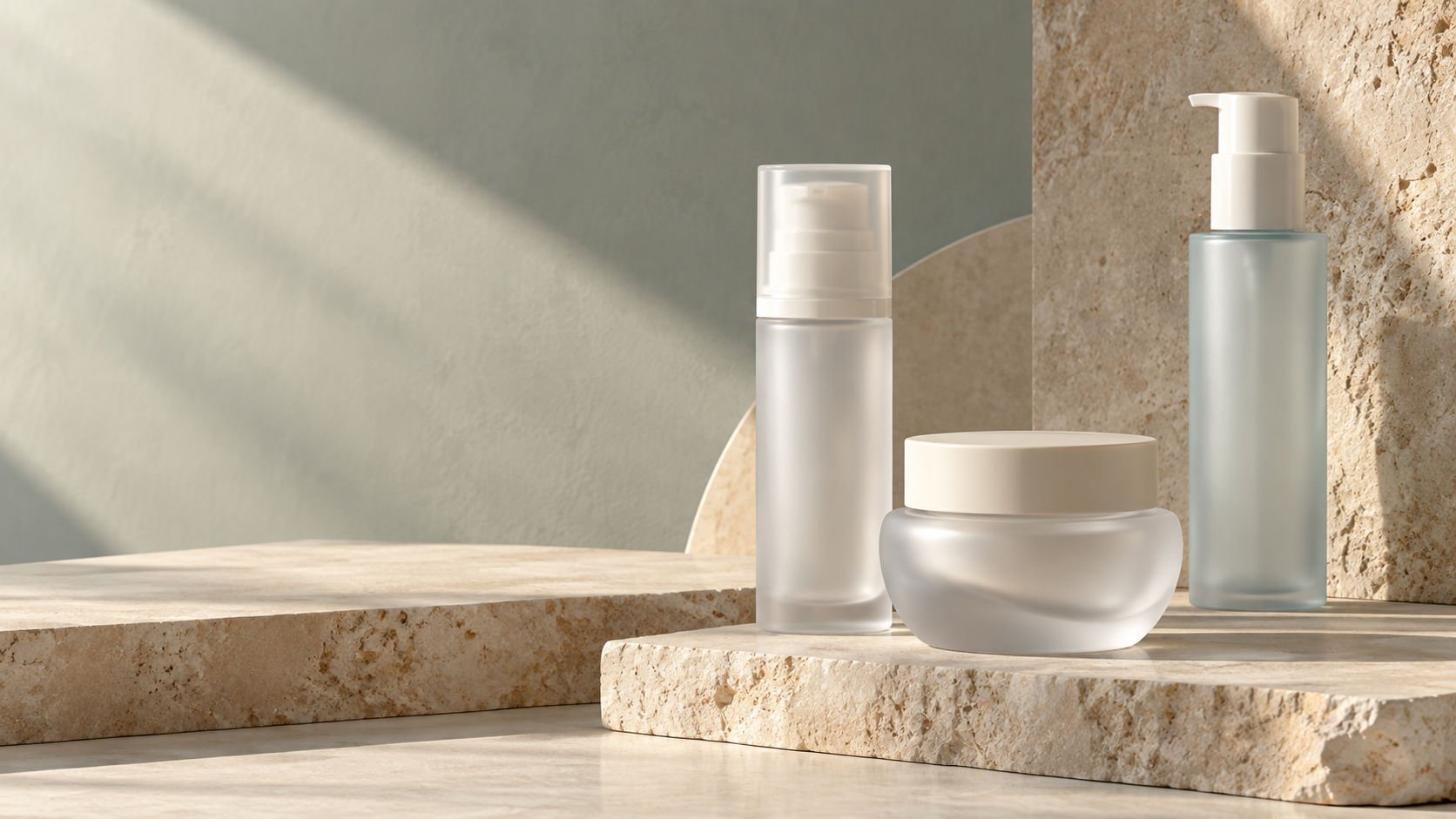 Unbranded cosmetic packaging render